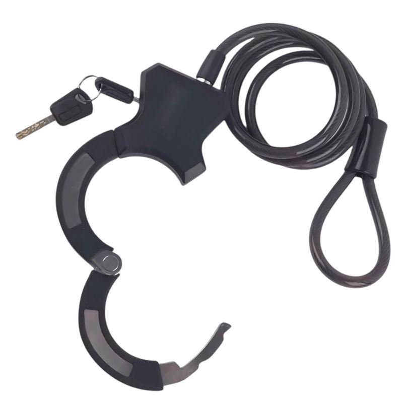 Lukittava käsiraudan malli